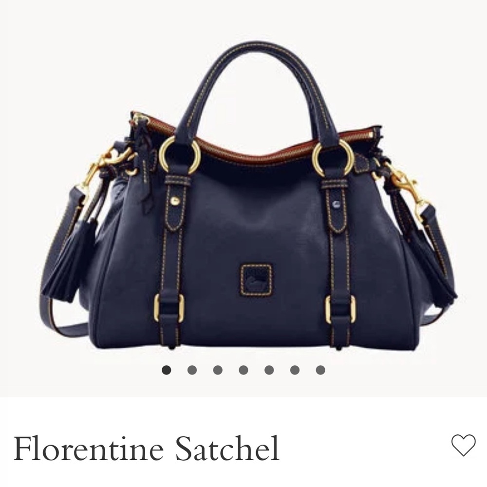 Dooney & Bourke Florentine Satchel - Navy